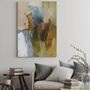 Aménagements pour bureau - « Melody » Série de peintures abstraites texturées faites à la main - MATISS ART STUDIO