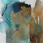 Office design and planning - « Thinness » Series of handmade textured abstract paintings - MATISS ART STUDIO