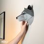 Objets design - The Howler – Trophée mural loup en low-poly imprimé en 3D - MODLD