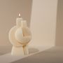 Bougies - ENLACE.- Bougie, d’après l’oeuvre de Sophie Bocher - ATELIER CIRE