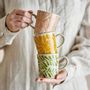 Mugs - Fauni Cup, Yellow, Stoneware - BLOOMINGVILLE MULTIBRAND HOUSE