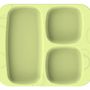 Repas pour enfant - Assiette compartimentée naturelle enfant Vert Pistache - TABLE & NATURE