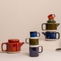 Mugs - CYL teapot reactive glaze - KINTA