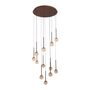 Hanging lights - Lucide CALINA - Pendant Light - Ø 70 cm - LED Dim. - 12x7W PREMIUM - LUCIDE