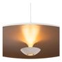 Suspensions - Lucide KENNETH - Suspension - Ø 80 cm - LED Dim. - 1x22W 2700K - Blanc - LUCIDE