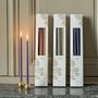 Objets de décoration - Coffret bougies fines et bougeoirs GEMMES - MAISON PECHAVY