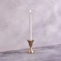 Decorative objects - Gold Floral Candleholders - BE HOME