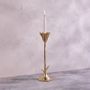 Decorative objects - Gold Floral Candleholders - BE HOME