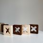 Cadeaux - Plateau de jeu - Ensemble de jeu en bois d'ovangkol et d'érable - SHALL WE PLAY A GAME?