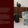 Lounge chairs for hospitalities & contracts - Apollo Armchair in Iron Lacquered Structure and Boucle Fabric - DUISTT