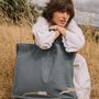 Bags and totes - Large tote bag made of thick organic cotton canvas. - LES PENSIONNAIRES