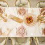 Ménagères - Ménagère 24 pièces en argent avec manche rose - AULICA PROM ORF DIFFUSION