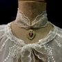 Bijoux - Choker Tybalt - Dentelle blanche - FASCINATO