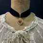 Bijoux - Choker Tybalt - Velours noir - FASCINATO