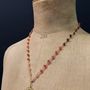 Jewelry - Necklace Tybalt - Pink stones - FASCINATO