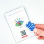Gifts - Embroidered Pin "Peace" – A bold, meaningful pop touch, handmade in FR - PETIT POIRIER