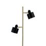 Floor lamps - Ocean Black/ brass floor lamp - DYBERG LARSEN