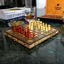 Gifts - Lemon Tree Backgammon & Chess Travel Set - MAISON ROSHI - LUXURY ENTERTAINMENT CABINETS