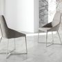Chaises - Chaise de table à manger rembourrée en tissu - ANGEL CERDÁ