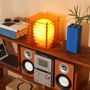 Table lamps - LOP lamp small square in orange acrylic - BANG