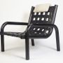 Armchairs - Ginga Leather Armchair Black - DUISTT