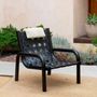 Armchairs - Ginga Leather Armchair Black - DUISTT