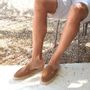 Prêt-à-porter - Mules d’été en cuir suédé faites main – Personnalisables - ATELIER COSTÀ