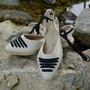Chaussures - Espadrilles plates– couleurs de toile et rubans personnalisables - ATELIER COSTÀ