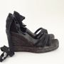 Shoes - Lauren — Chic and natural jute wedge espadrilles for women - ATELIER COSTÀ