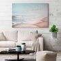 Aménagements pour bureau - « Sea vibes » Série de peintures abstraites texturées faites à la main - MATISS ART STUDIO