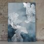 Aménagements pour bureau - « Carps » - Série de peintures abstraites texturées faites main - MATISS ART STUDIO