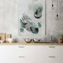 Aménagements pour bureau - « Carps » - Série de peintures abstraites texturées faites main - MATISS ART STUDIO
