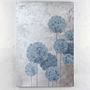 Office design and planning - Flower Balls” - Series of handmade textured abstract paintings - MATISS ART STUDIO