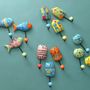 Objets déco enfant - Crochet mural CAT, MEOW, FIN FRIENDS & CUTE HOUSES - TRANQUILLO