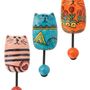 Objets déco enfant - Crochet mural CAT, MEOW, FIN FRIENDS & CUTE HOUSES - TRANQUILLO