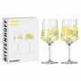 Verres - Série 2 de limoncello d'été #19 #20 Kordes/Vasc. F/24 POUCES - RITZENHOFF CRISTAL GMBH