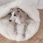 Lits - Grotte pour Animal en Peau de Mouton Naturelle – Blanche - MELLOW CONCEPT STORE