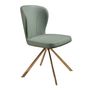 Chairs - Light green leatherette swivel chair - ANGEL CERDÁ