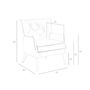 Armchairs - Chester armchair in brown leather - ANGEL CERDÁ