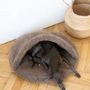 Beds - Natural Wool Pet Cave - Beige - MELLOW CONCEPT STORE
