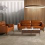 Sofas - 3 seater buffalo cow leather sofa - ANGEL CERDÁ