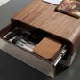 Coffee tables - Walnut wood coffee table - ANGEL CERDÁ