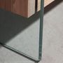 Sideboards - Walnut TV cabinet with glass sides - ANGEL CERDÁ