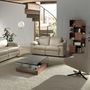 Office furniture and storage - Walnut wood shelving unit with doors - ANGEL CERDÁ