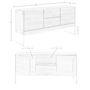 Sideboards - White sideboard glass - ANGEL CERDÁ