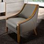 Fauteuils - Fauteuil en cuir gris - ANGEL CERDÁ