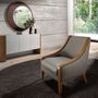 Fauteuils - Fauteuil en cuir gris - ANGEL CERDÁ
