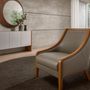 Fauteuils - Fauteuil en cuir gris - ANGEL CERDÁ
