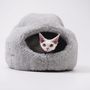 Lits - Grotte Naturelle en Laine pour Animal – Gris - MELLOW CONCEPT STORE