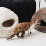 Beds - Nest Natural Sheepskin Pet Bed - Brown - MELLOW CONCEPT STORE